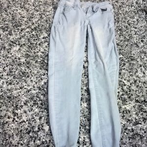 bleached skinny jeans